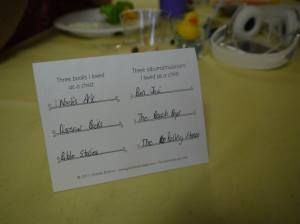 Some were very poignant, others were downright hilarious.