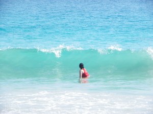 This may have been the wave that knocked me back to shore