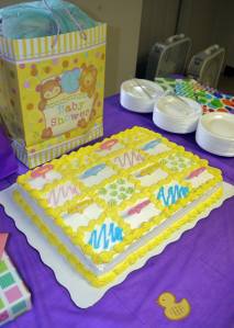 The cake that was almost too pretty to eat. 