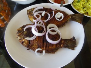 Karimeen AFTER getting fried