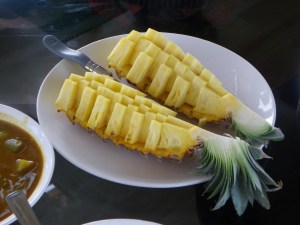 Some fresh pineapple too