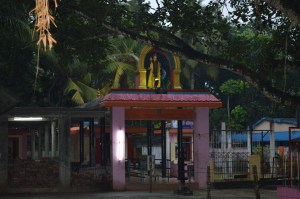 Temple that is just up the street from us. It was awesomely decorated for the Dussehra festival, but we didn't get any photos of that. :( 