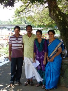 Zac's relatives that we took to the village.