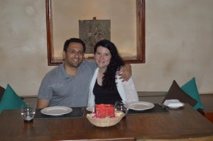 From my birthday dinner at Villa Maya in Trivandrum. 