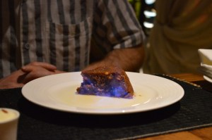 It was paired with ice cream. So incredibly good.