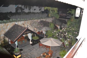 Another view of the private huts.