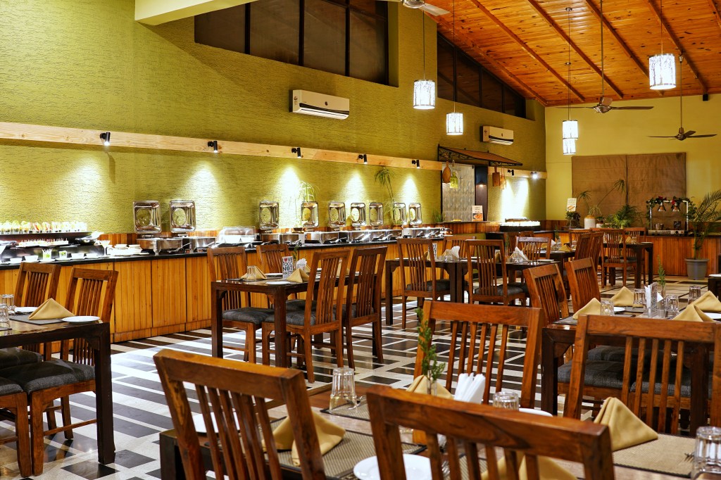 The main restaurant at The Golden Tusk